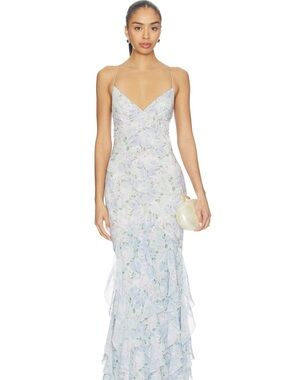 For Love & Lemons Elea Maxi Dress